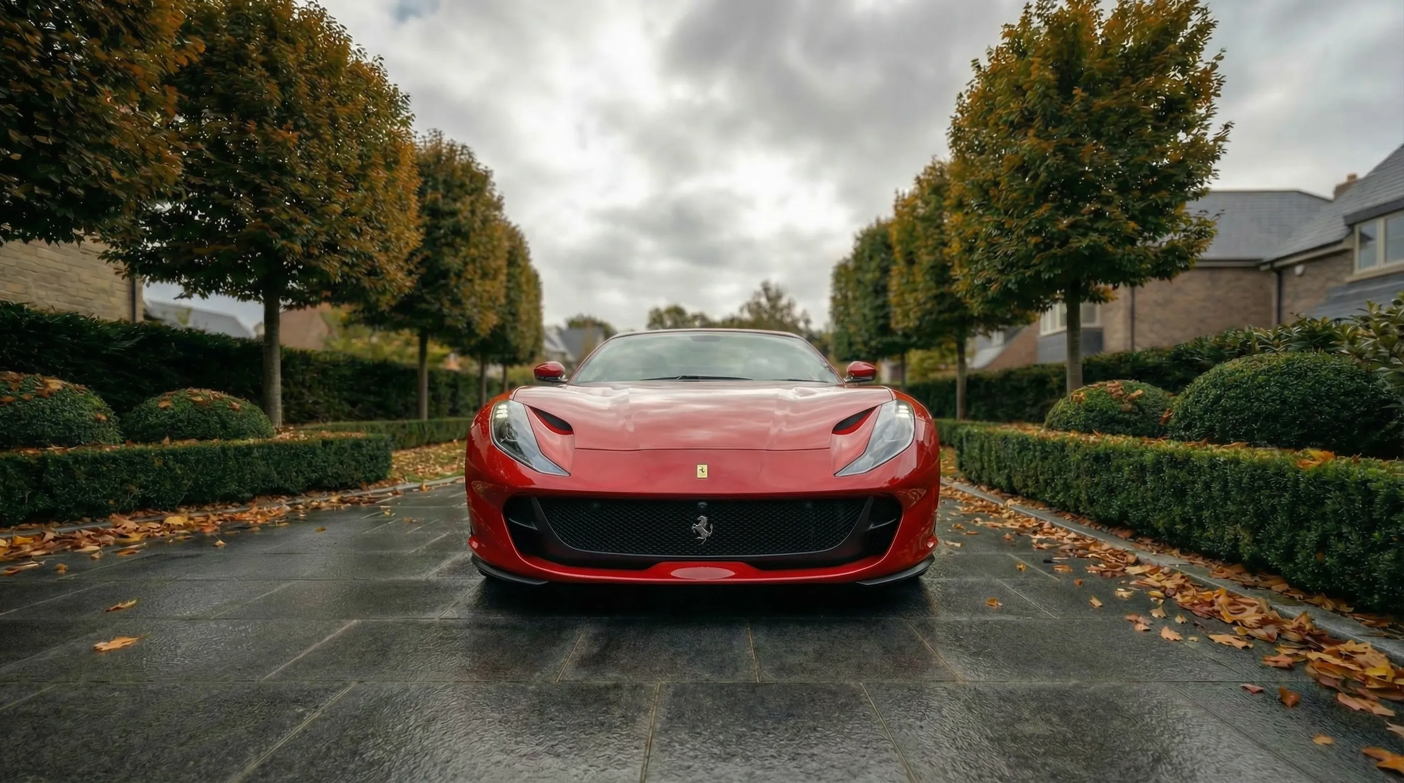 Ferrari 812 GTS for film TV car hire in Basingstoke