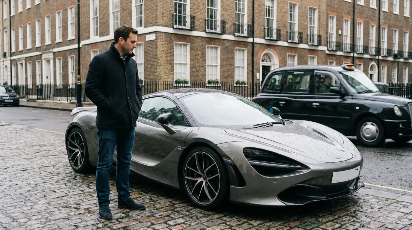 McLaren 720S for hourly car hire in Basingstoke