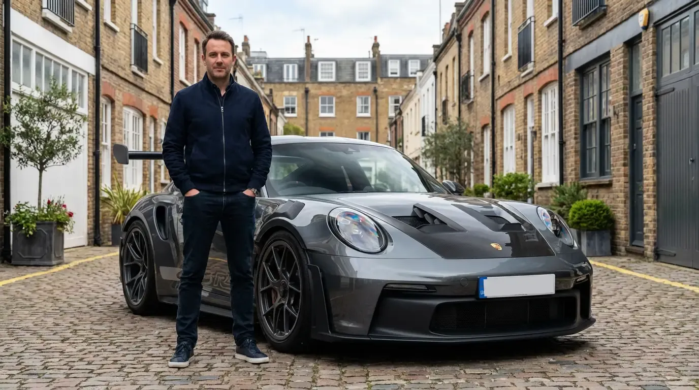 Porsche Gt3rs for photoshoot car hire in Basingstoke