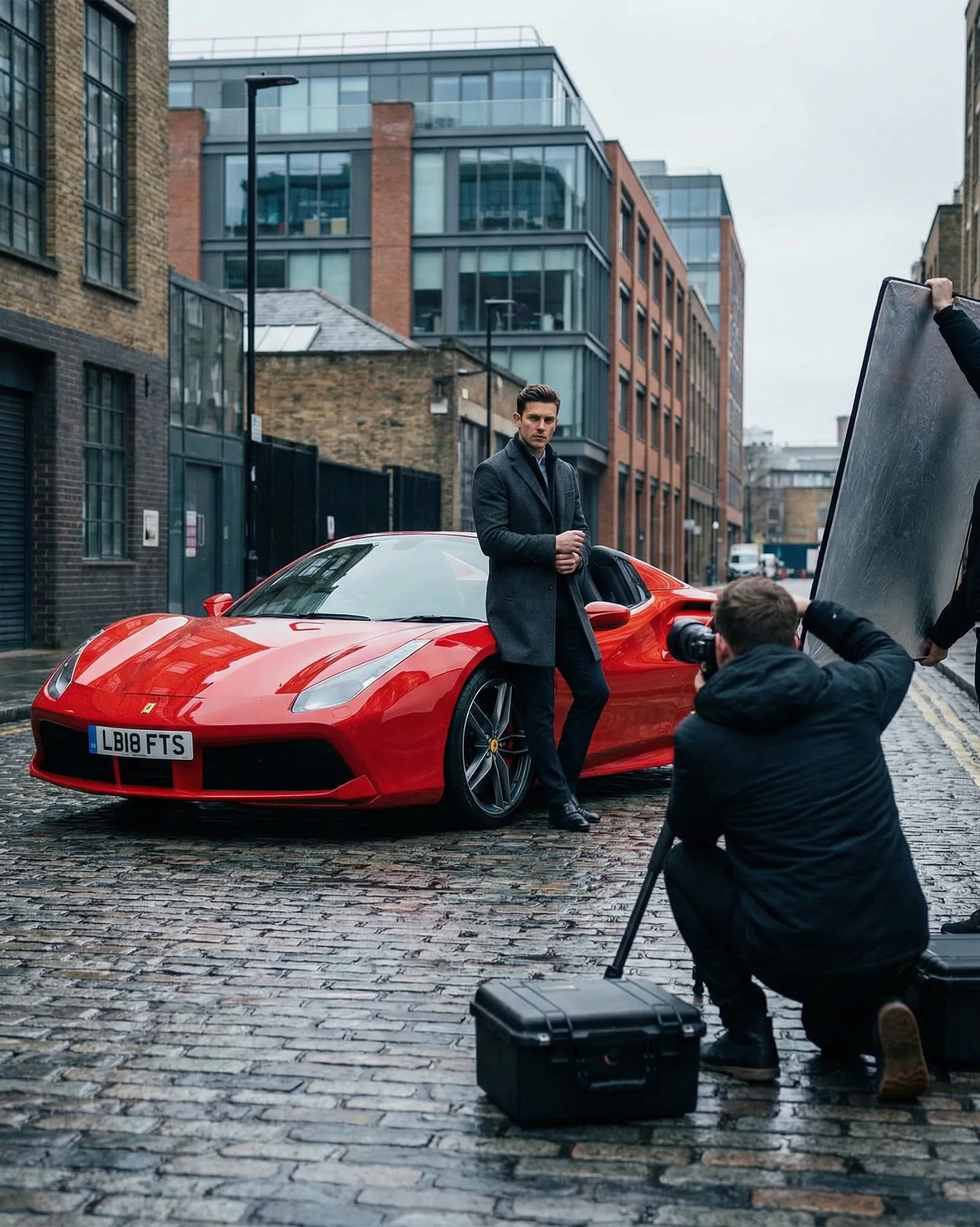 Ferrari Huracan for photoshoot car hire in Basingstoke
