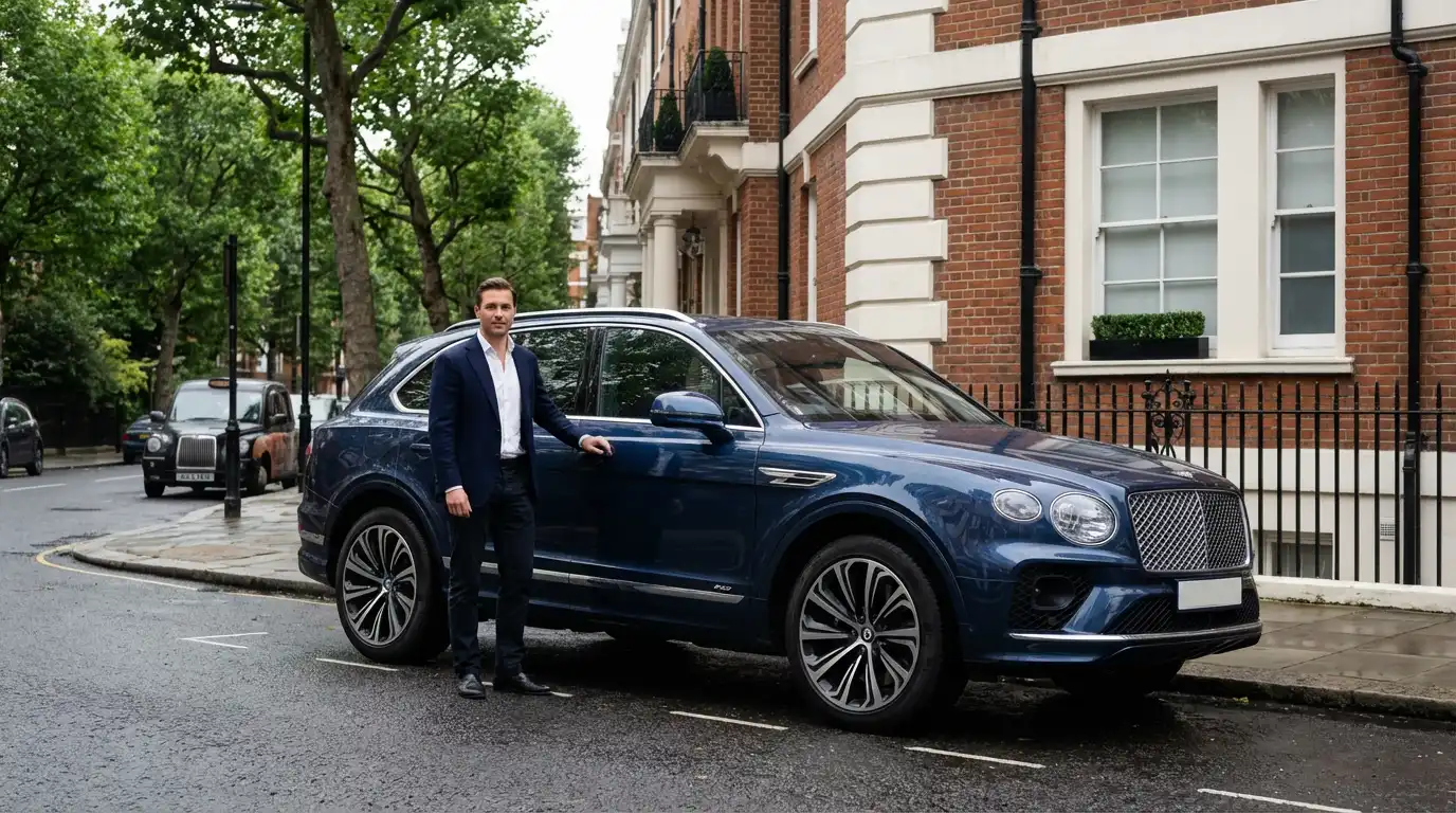 Bentley Bentayga for chauffeur car hire in Blackburn