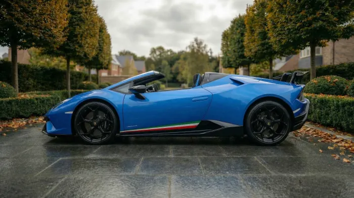 Lamborghini Huracan Performante for track day car hire in Liverpool