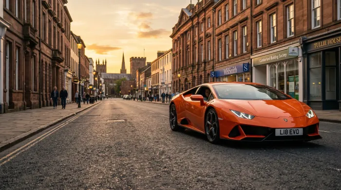 Lamborghini 720S for hourly car hire in Manchester
