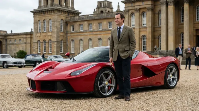 Ferrari LaFerrari for photoshoot car hire in Manchester