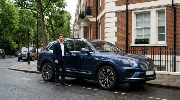 Bentley Bentayga for chauffeur car hire in Oldham