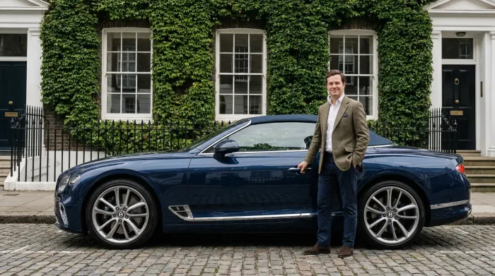 Bentley Continental GTC for wedding car hire in Worcester